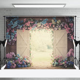 Lofaris Opening Farm Door Hydrangea Sweet Wedding Backdrop